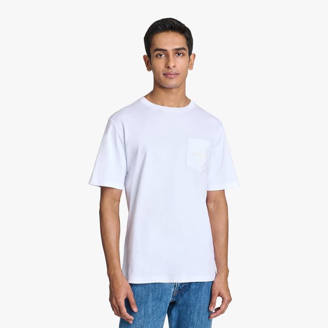 Pocket Logo T-Shirt, BLANC OPTIQUE, hi-res 2
