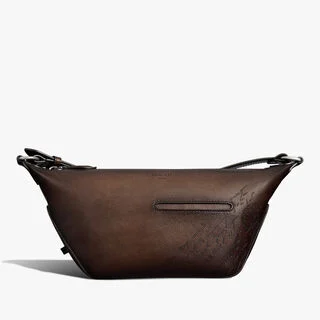 Toujours Soft Zipped Hobo Xs Scritto Leather Messenger, SOFT BROWN, hi-res