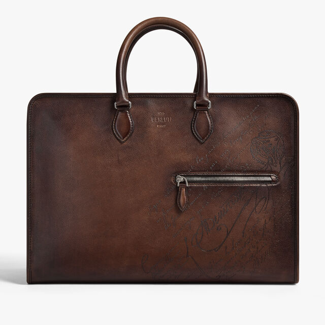 Overnight Scritto Leather Travel Bag