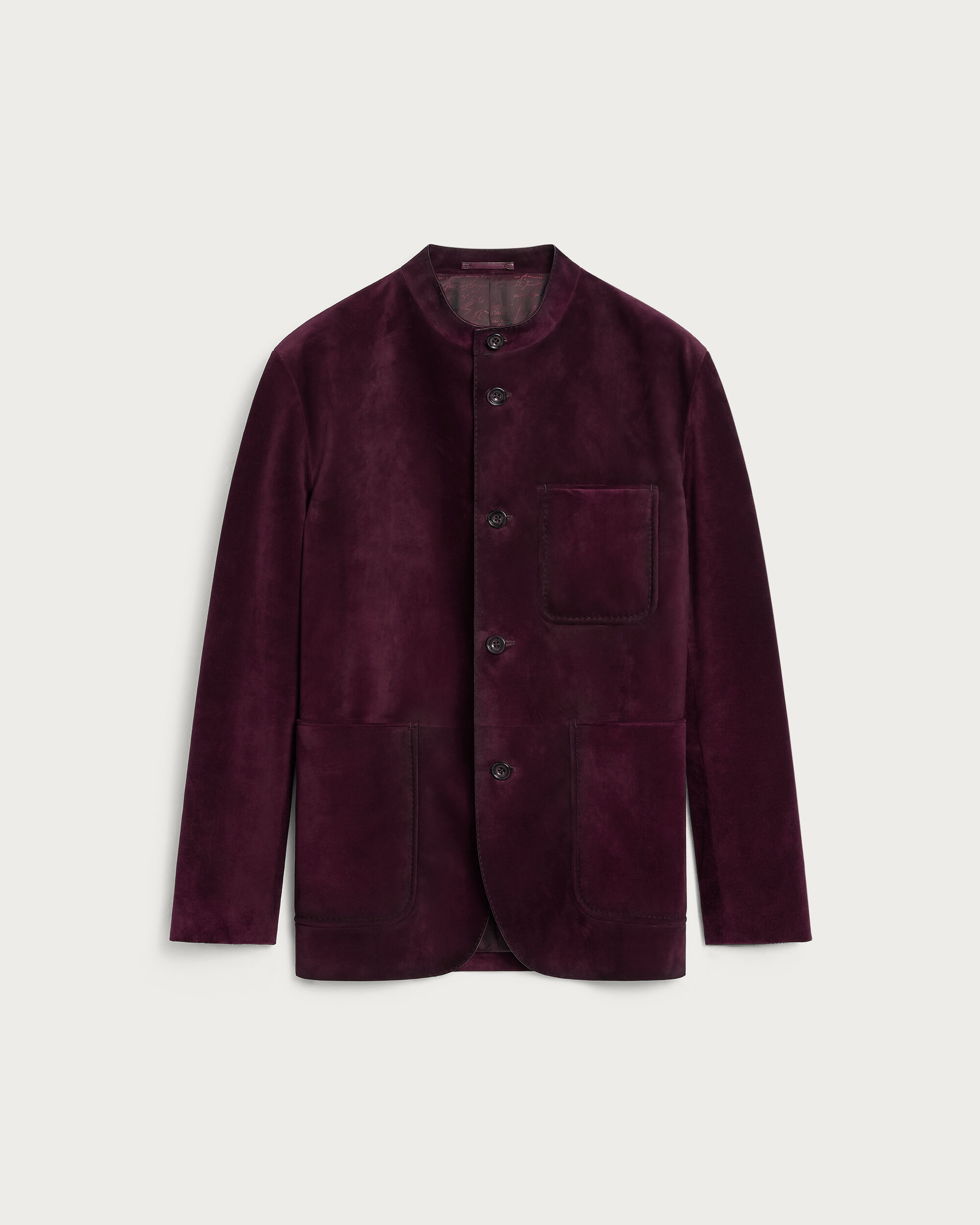 Patina Leather Forestière Jacket, Purple Grape, hi-res