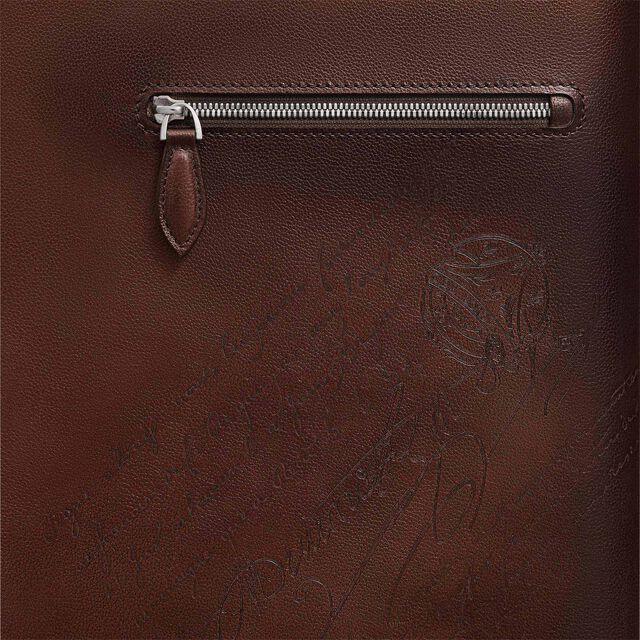 Formula 1005 Scritto Leather Rolling Suitcase, SOFT BROWN, hi-res 9
