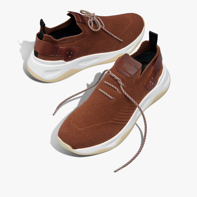 Shadow Cashemere And Lagoon Calf Sneaker , TOFFEE, hi-res 7