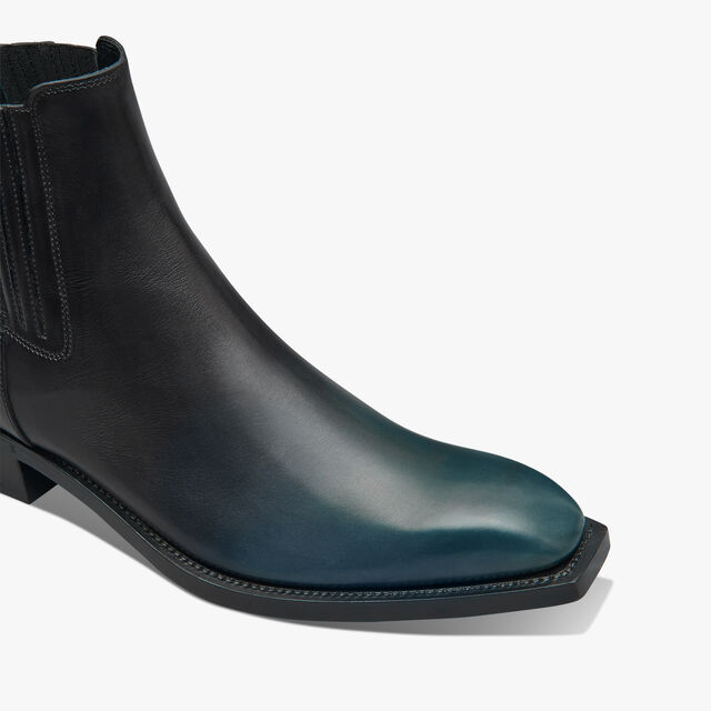 Butteri Leather Boot, NERO PETROL, hi-res 6