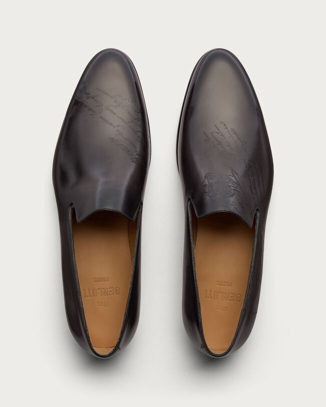 Galet Cursive Slipper, Nero Grigio, hi-res