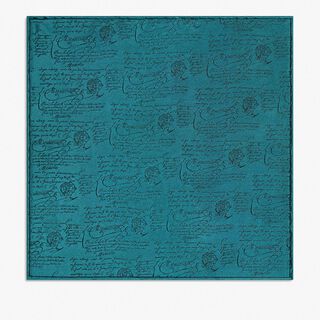 Scritto Handkerchief, DEEP EMRALD BLUE, hi-res