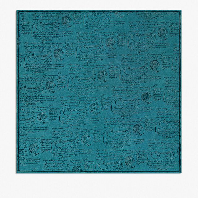 Scritto Handkerchief, DEEP EMRALD BLUE, hi-res 1