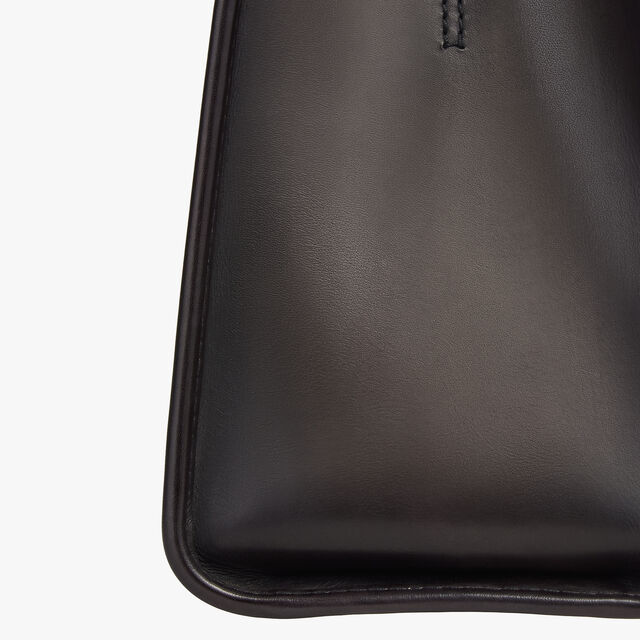 E'Mio Scritto Leather Briefcase, NERO GRIGIO, hi-res 7