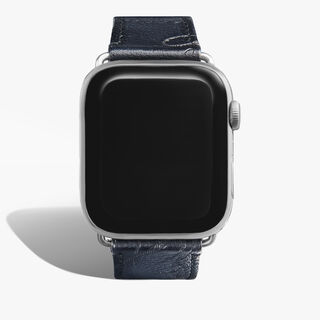 Apple Watch Bracelet Scritto Leather, INDIGO DENIM, hi-res