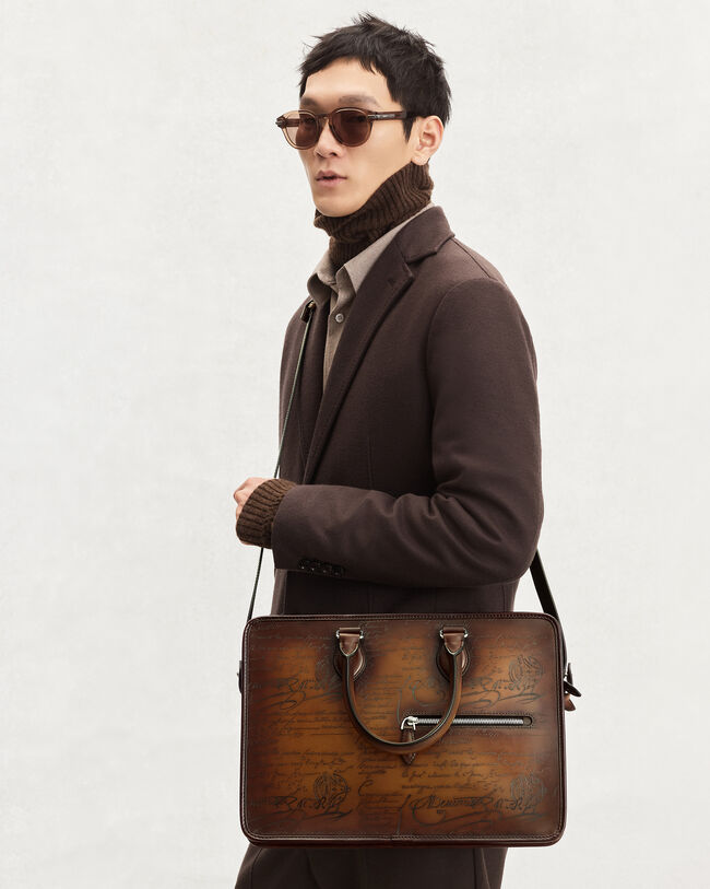 1 Jour Mini Briefcase, Cacao Intenso, hi-res