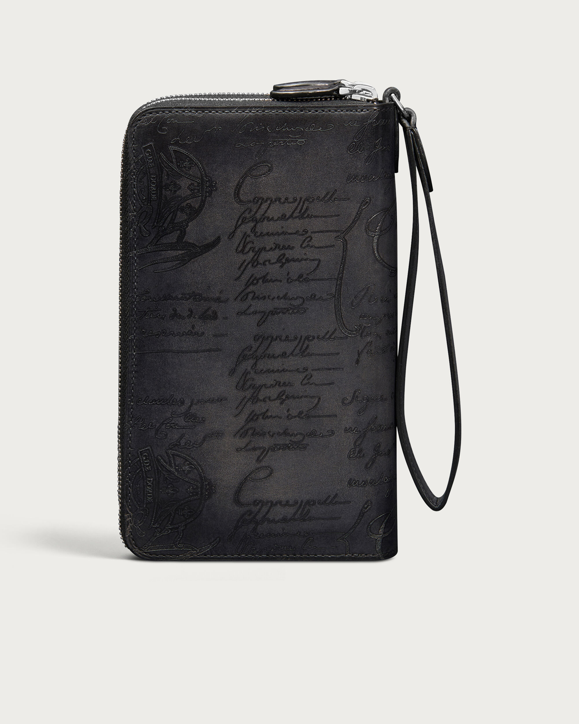 Tali Maxi Zipped Pouch, Nero Grigio, hi-res