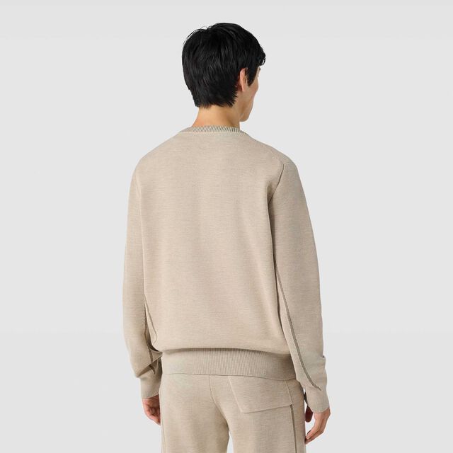 Shadow Crewneck, SAND, hi-res 3