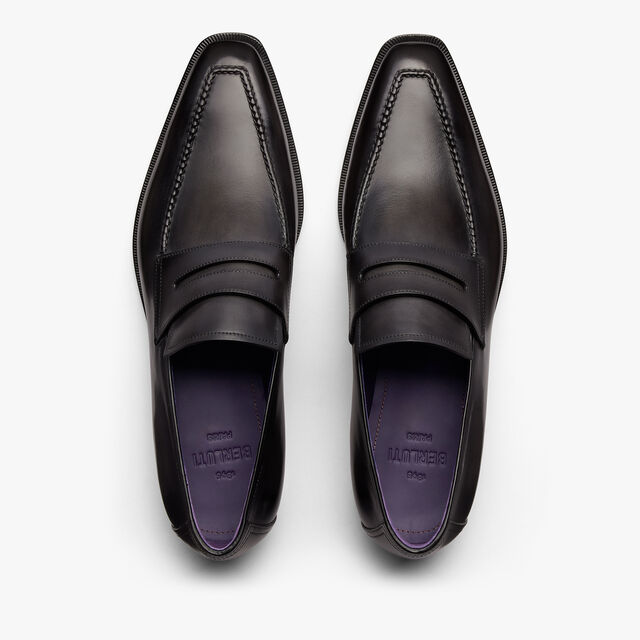 Andy Démesure Leather Loafer, NERO GRIGIO, hi-res 3