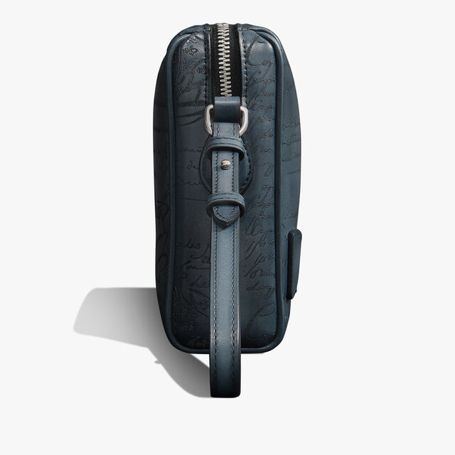 Rosewood Scritto Leather Pouch, BLU MINERALE, hi-res 4