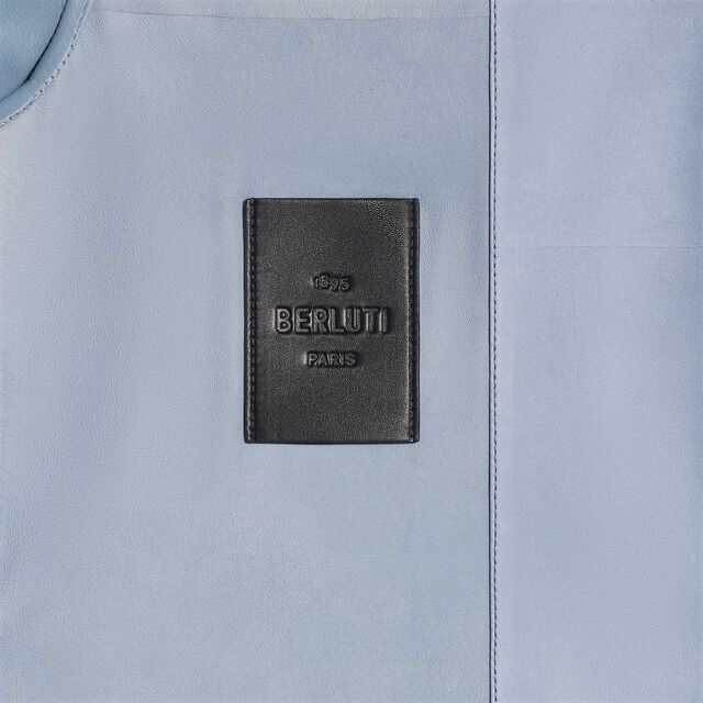 Suede Overshirt, PALE BLUE, hi-res 7