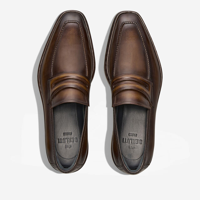 Andy Alto Leather Loafer, MARRONE INTENSO, hi-res 3