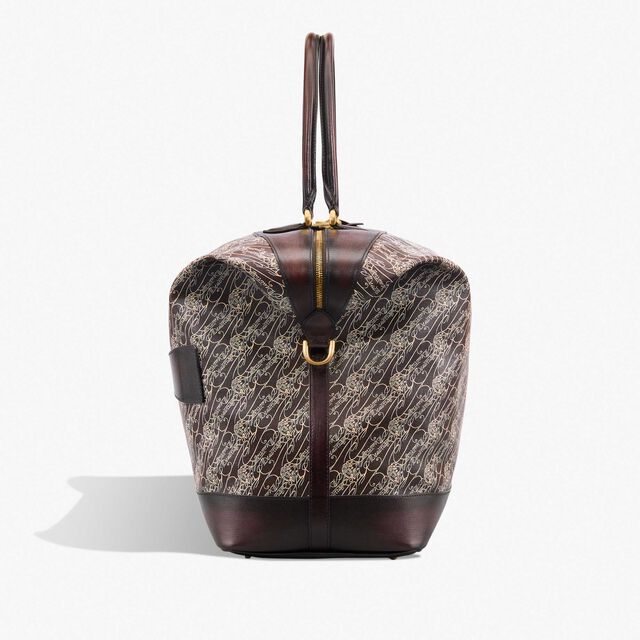 Baluchon Toile Marbeuf Travel Bag, DARK BROWN + MADURO, hi-res 3