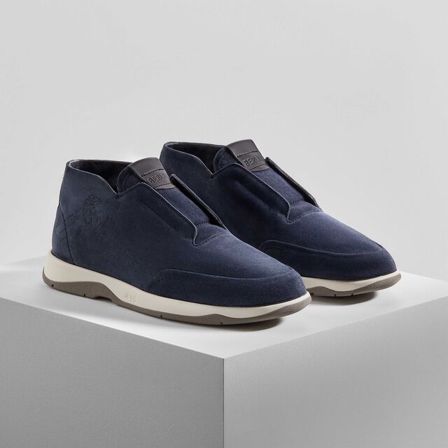 Échappée Scritto Suede Slip-On, BLU, hi-res 8