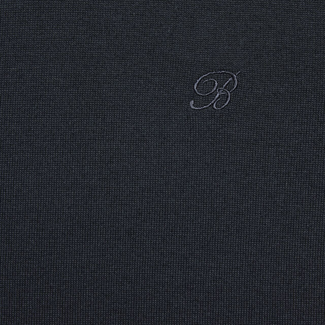 B-Thabor Short Sleeves Crewneck, NERO BLUE, hi-res 4