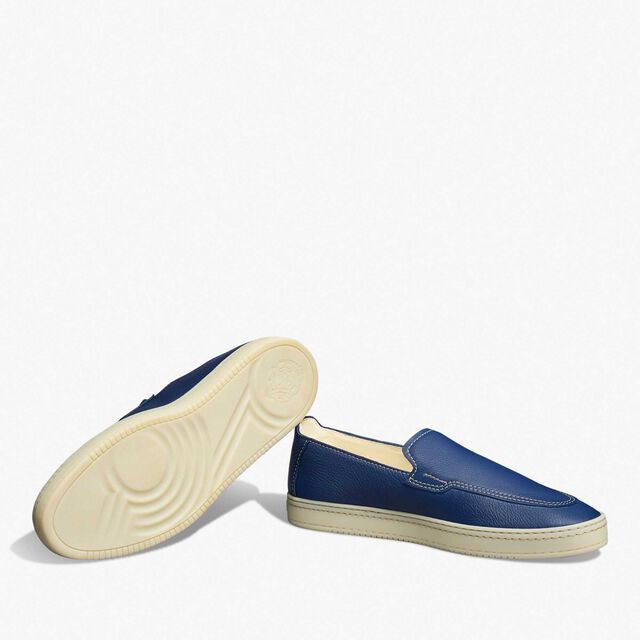 Eden Scritto Leather Loafer, BLU SHADOW, hi-res 4