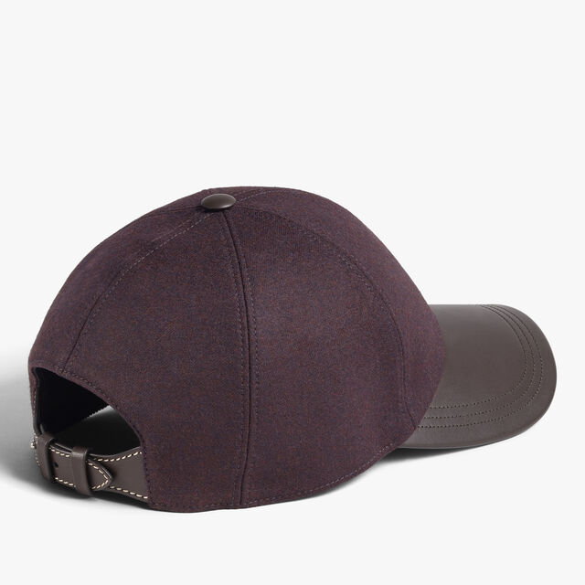 Wool Baseball Cap, NERO BORDO, hi-res 2