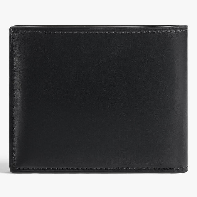 Makore Slim Compact Wallet In Leather, BLACK, hi-res 3