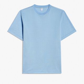 Scritto Pique T-Shirt, PALE BLUE, hi-res