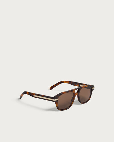 Flare Sunglasses, Classic Havana & Solid Brown, hi-res