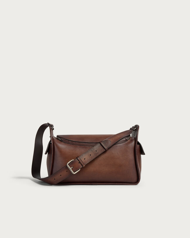 Périple Barrel Bag Messenger, Soft Brown, hi-res