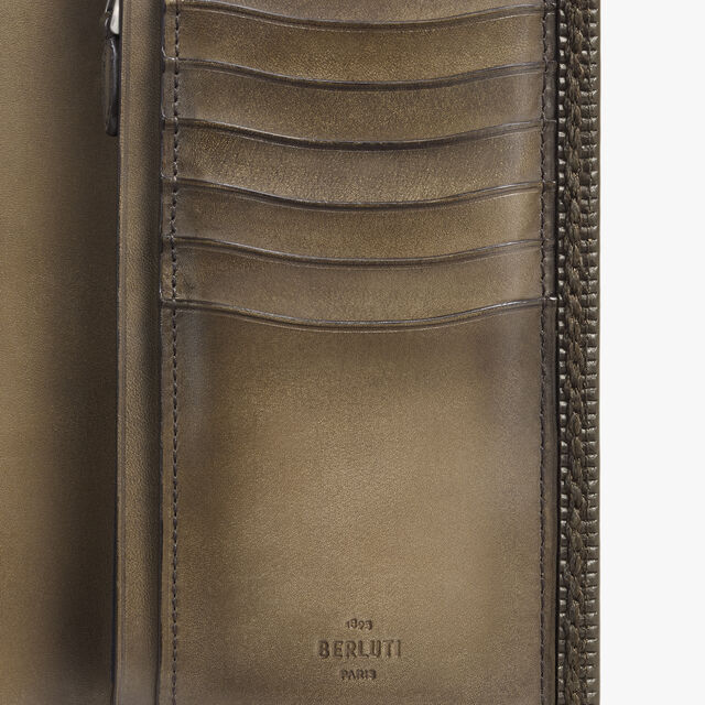 Badi Leather Long Wallet, SELVA OSCURA, hi-res 4