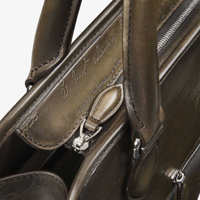 Premier Jour Cabas Scritto Leather Tote Bag, APPENNINI, hi-res 6