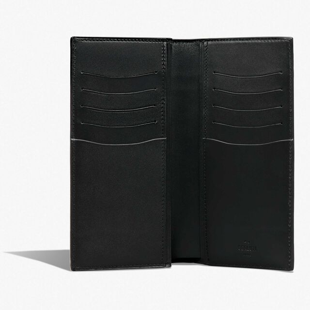 Espace Gradiant Scritto Leather Long Wallet, STONE DENIM, hi-res 3