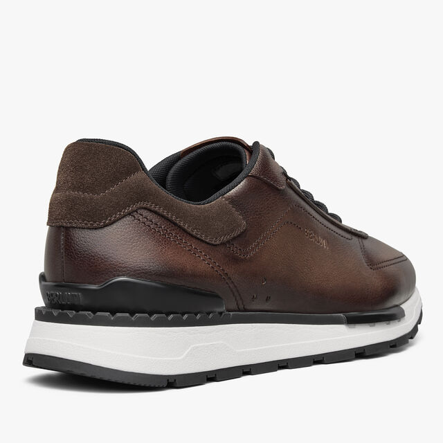 Fast Track Venezia Calf Leather Sneaker, SOFT BROWN, hi-res 5