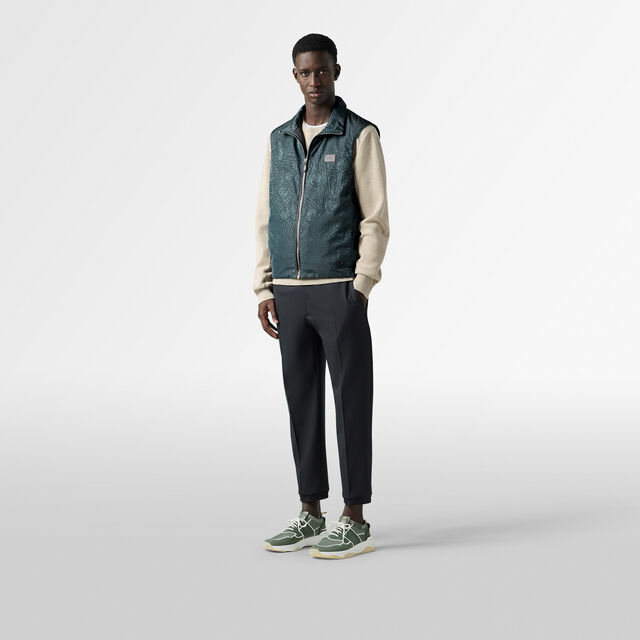 Stretch Wool Gabardine Jogpants, NERO BLUE, hi-res 4