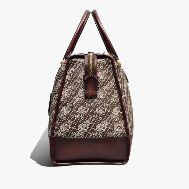 Sac De Voyage Bagage En Toile Marbeuf, DARK BROWN + MADURO, hi-res 4