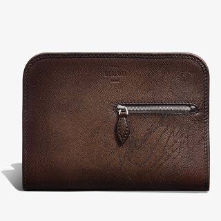 Journalier Trio Scritto Leather Messenger
