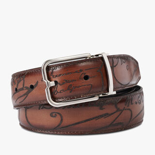 Essence Scritto leather 32 mm Reversible Belt Essence Scritto leather 32 mm Reversible Belt
