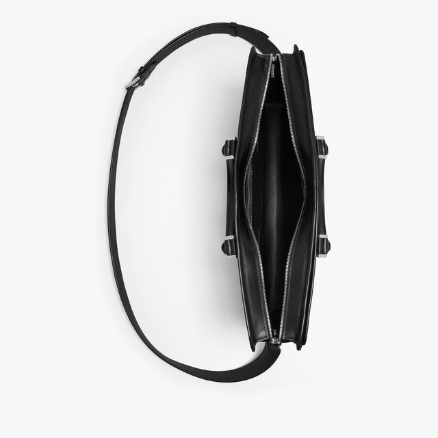 Un Jour Briefcase In Leather, BLACK, hi-res 9