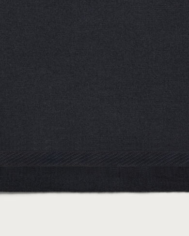 B-Thabor Embroidery Short-Sleeves Crewneck, Nero Blue, hi-res