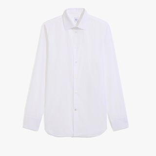 Cotton Poplin Alessandro Shirt, PAPER WHITE, hi-res