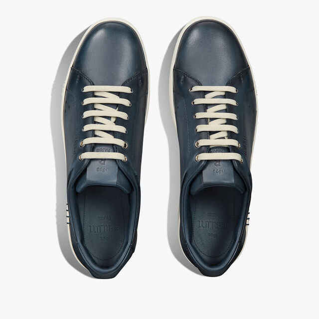 Playtime Venezia Calf Leather Sneaker, BLU MINERALE, hi-res 3