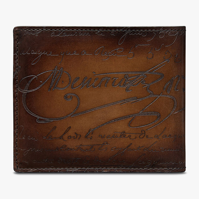 Makore 2in1 Scritto Leather Wallet, CACAO INTENSO, hi-res 2