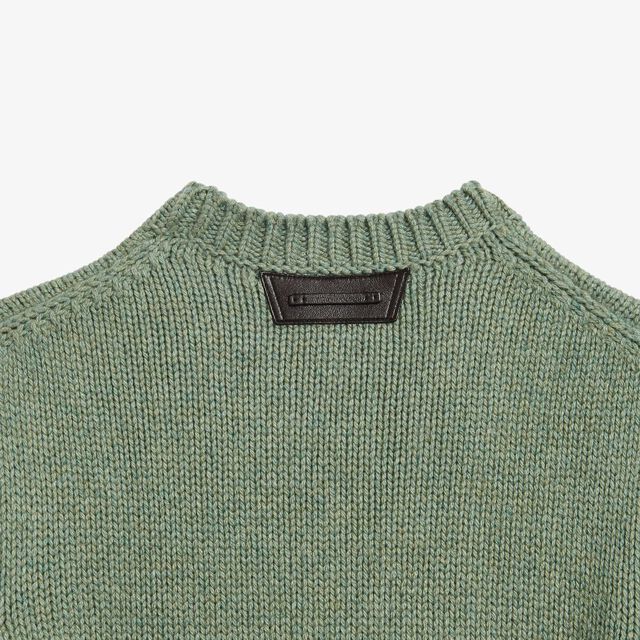 Classic Cashmere Crewneck, DRY MOSS, hi-res 6