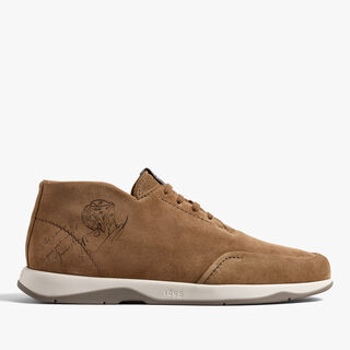 Echappee Scritto Suede Calf Derby Echappee Scritto Suede Calf Derby