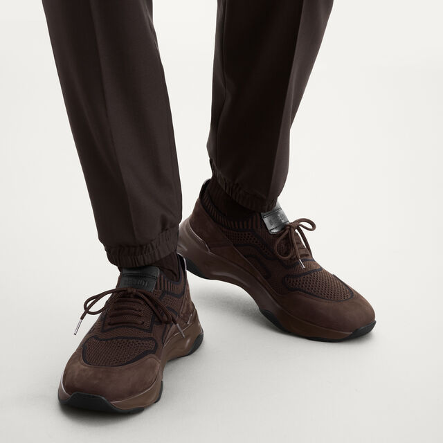 Shadow Knit, Nubuck Calf And Lagoon Calf Sneaker, LEGNO, hi-res 2