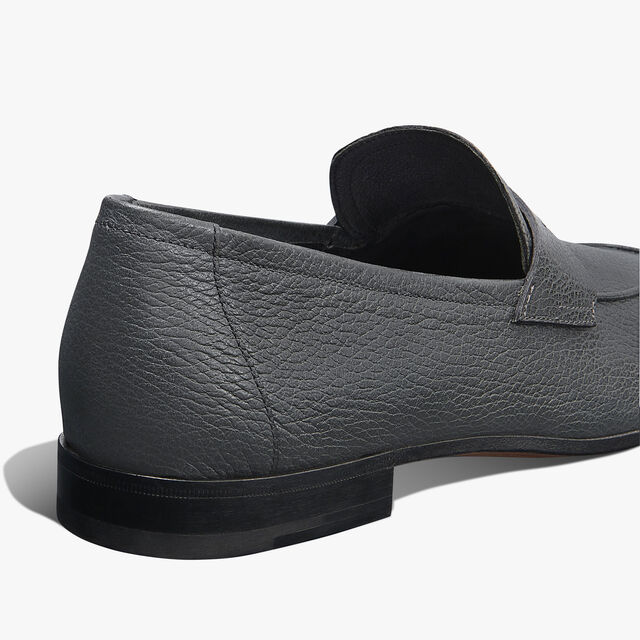 Lorenzo Goat Leather Loafer, CARBON GREY, hi-res 4