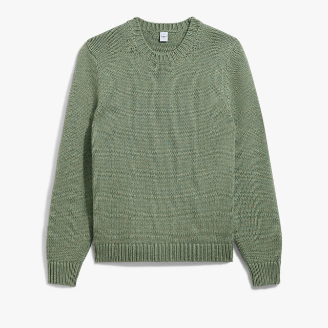 Classic Cashmere Crewneck, DRY MOSS, hi-res 1