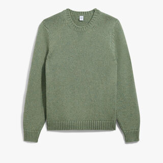 Classic Cashmere Crewneck, DRY MOSS, hi-res