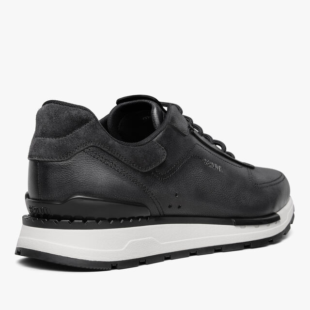 Fast Track Venezia Calf Leather Sneaker, NERO GRIGIO, hi-res 4