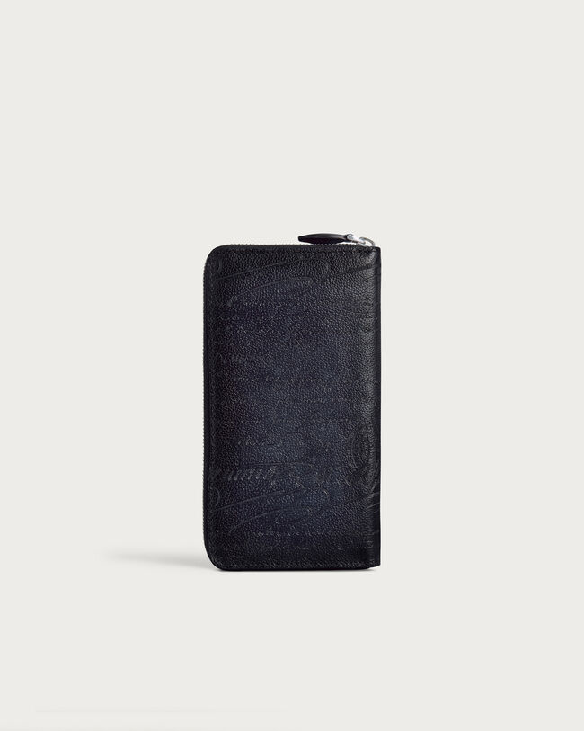 Itauba Long Zipped Wallet, Indigo Denim, hi-res
