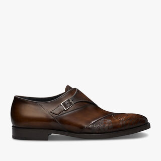 Patchwork Demesure Scritto Leather Monk Shoe, TDM INTENSO, hi-res